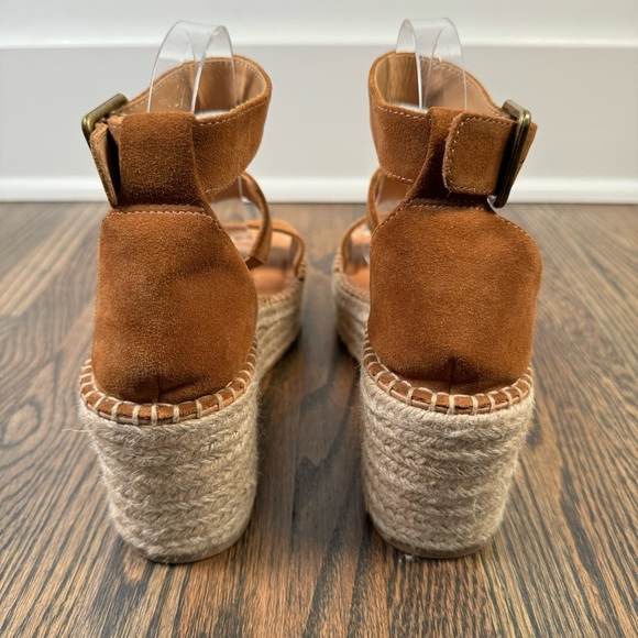 Soludos Palma Suede Platform Espadrille Sandals size 7.5 - Picture 5 of 9